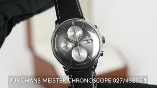 Junghans Meister Chronoscope 027452501 [upl. by Nolham]