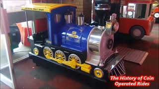 1990s Amutec Coin Operated Steam Engine Kiddie Ride  Rio Grande [upl. by Nosreh]