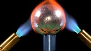 Awesome Experiments with Polished Aluminum Foil Ball [upl. by Enaej418]