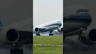 AIRBUS A350 CHINA SOUTHERN AIRLINES BEIJING TO AMSTERDAM LANDING SCHIPHOL  PLANE SPOTTING B32EE [upl. by Pazit]