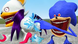 NEW EVOLUTION VS NEW WOMAN SONIC TAPES LOVE STORY AMY TAPES XXL AND SHIN SONIC TAPES In Garrys Mod [upl. by Rebmit975]