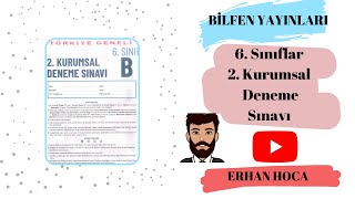 BİLFEN YAYINLARI 6 SINIFLAR KURUMSAL 2 DENEME SINAVI [upl. by Judenberg]