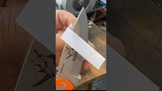 2 Ways To Test Knife Sharpness S35VN vs Tormek T8 [upl. by Arded]