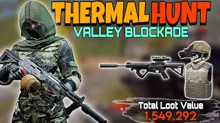 Valley Blockade T7 TI Hunt Playing AEK Gameplay🔥 Arena Breakout [upl. by Ativahs301]