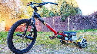 Como Hacer un Trike a Motor Casero  2 Motores Electricos Bicicleta BMX  Hoverboard [upl. by Einnahpets]