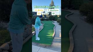 Hole 15 Round 1 Mini Golf Playoffs 1  2 Danny vs 7 Matthew minigolf [upl. by Jeni337]