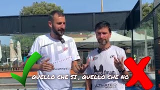 PADEL  REGOLE IN PILLOLEQUELLO CHE SI  QUELLO CHE NO [upl. by Molahs]