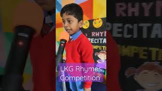 Rhymes Competition LKG school latest india video students djbiplobkolkata [upl. by Aimo981]