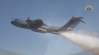 Airbus Successfully Tests Removable Firefighting Demonstrator Kit on A400M [upl. by Tibbitts]