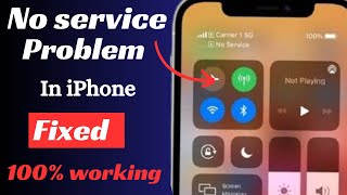 No service problem in iPhone  How to fix no service problem on iPhone  No service iPhone  Fixed [upl. by Eet]