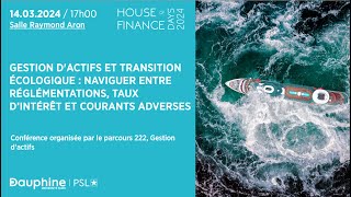 Gestion dactifs et transition écologique HoFDays2024 [upl. by Fitting390]