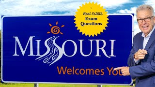 Missouri Real Estate Exam Preparation  Part 3  Tips to Pass [upl. by Monk]