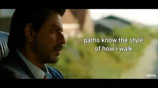 Safar English Translation  Jab Harry Met Sejal  Shah Rukh Khan  Arijit Singh [upl. by Adnaloj]