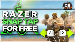 ❗STILL WORKING post patch❗RAZER SNAP TAP FOR FREE on ANY KEYBOARD NULL BINDS  CS2 afap [upl. by Nimajaneb192]