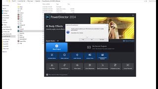 Installation cyberlink powerdirector 2024 [upl. by Aiceila407]