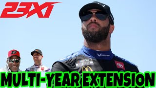 BREAKING NEWS Bubba Wallace signs multiyear extension with 23XI Racing [upl. by Amato]