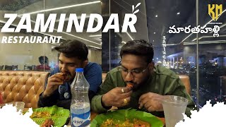 Zamindar Restaurant Marathahalli Bangalore  Unlimited Non Veg Buffet 299  Kowshik Maridi [upl. by Va]