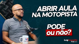 A AULA pode ser ABERTA NA MOTOPISTA  Wemerson Alves  Autoescola Periquito [upl. by Prospero]