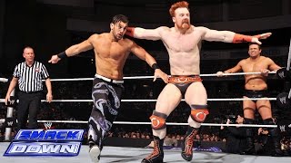 Sheamus amp Dolph Ziggler vs Fandango amp The Miz SmackDown July 18 2014 [upl. by Yahsan]