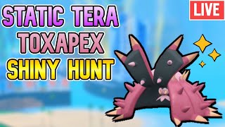 ✨ SHINY HUNTING✨ Static Tera Toxapex Shiny Hunting with USUM SOS on the side  Live [upl. by Htabazile]