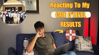 Reacting To My CAIE O Level Results 2023 [upl. by Auburn150]