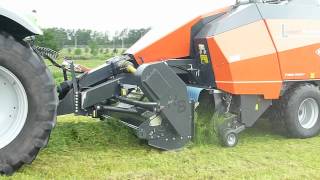 Deutz fahr X720 met kuhn grootpak pers met hakselaar [upl. by Sy991]