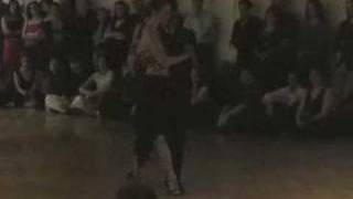 Tango Improvisation Andres amp Meredith A Evaristo Carriego [upl. by Ellitnahc]