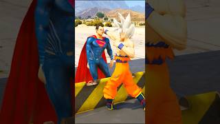 GTA V Superman vs SuperHeroes Slap Battle who is stronger 🔥 shorts [upl. by Weirick56]