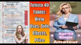 Telista 40 Tablet View Uses Side Effects Price askdrx lupin telmisartan telista medicane [upl. by Finegan]