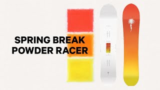 Spring Break Snowboards  2025 Powder Racer [upl. by Alletse930]