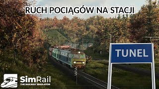 Simrail  Ruch pociągów na stacji TUNEL [upl. by Arnulfo]