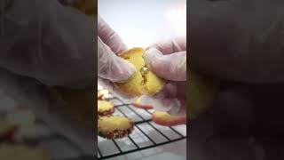 sable cookies  recipe video on my channel shorts food baking christmas cookies sablés asmr [upl. by Inama881]