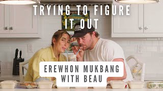 Erewhon Haul Emma Chamberlain Smoothie Buffalo Cauliflower Sushi Sandwich and More [upl. by Asirralc429]