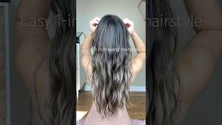 Easy 1inch wand hairstyle [upl. by Airym]