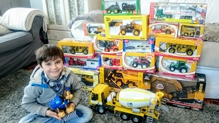 JUGUETES INFANTILES PARA NIÑOS  PATRULLA CANINA MÁQUINAS EXCAVADORA TRACTOR GRÚA CAMIÓN JOAL BRUDER [upl. by Netsuj798]