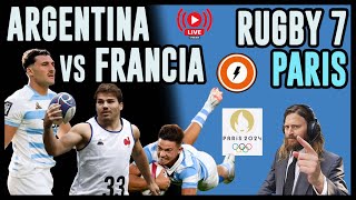 Argentina vs Francia  Juegos Olímpicos Paris 2024  Rugby 7  Reacción en VIVO pumas7 [upl. by Orestes]