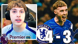 DAVOO XENEIZE REACCIONA Y OPINA DE CHELSEA 4 TOTTENHAM 3  EL MEJOR PARTIDO DE LA PREMIER LEAGUE [upl. by Landsman706]