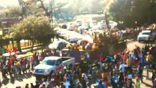 The Joe Cain Day Parade in Mobile Alabama [upl. by Sices]