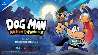 Dog Man Mission Impawsible  Release Date Trailer  PS5 amp PS4 Games [upl. by Tedie]