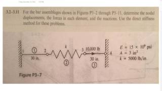 FEA Stiffness Method Truss Problem 37 [upl. by Sharla776]