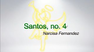 Santos no 4  Narcisa Fernandez cover  lyrics [upl. by Adorne766]