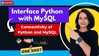 Interface Python with MySQL  Class 12 Computer Science  Connectivity of Python amp MySQL [upl. by Kielty]