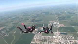 Chicagoland Skydiving Video  Freefall University Level 3 Solo Skydive [upl. by Atnom]