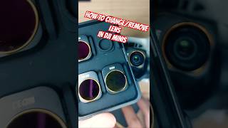 How to Porperly ChangeRemove DJI Minis Lense Cover with ND Filters or CPL Filters shorts dji [upl. by Amias]