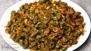 Beans Poriyal Recipe Beans Fry Beans Recipe [upl. by Phaedra]