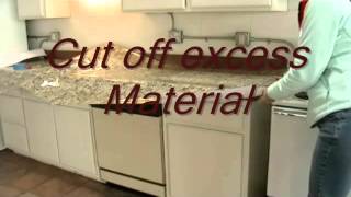 Instant Granite Install  Countertops [upl. by Licastro403]