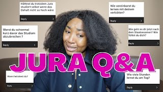 JURA QampA Staatsexamen und meine Beziehung Hochzeit Freundschaften und mentale Gesundheit [upl. by Nelubez]