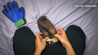 SPECIAL 1000 Subscribers  Tickling Olivias Nylon Feet  The Big Bet [upl. by Campagna428]