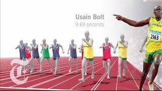 London Olympics 2012  Usain Bolts Gold in the 100 Meter Sprint  The New York Times [upl. by Hali]