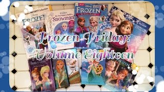 Frozen Friday 18 Books Factivity Collection Official Magazine Frozen Fever Books and More [upl. by Tucky]